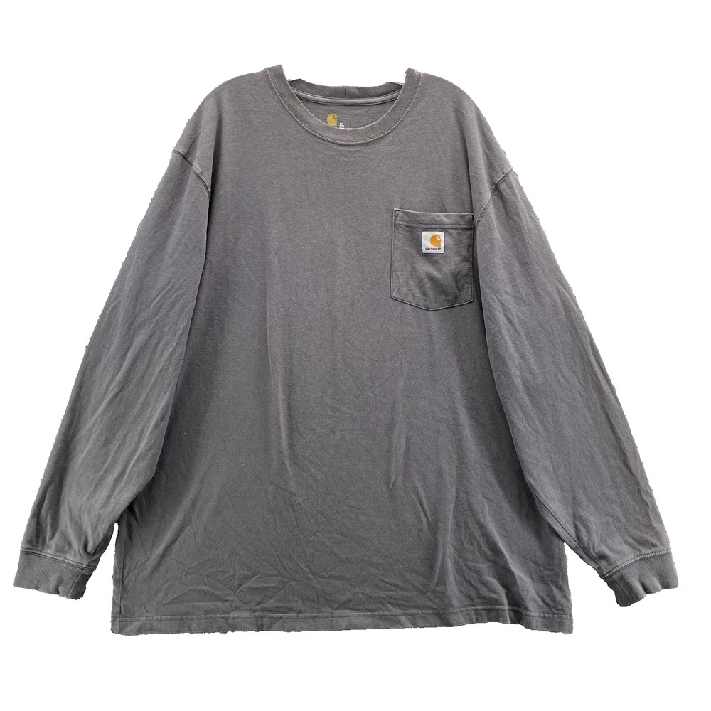 Carhartt T-Shirt Men's XL Gray K126 Safety Tactical Workwear Outdoor Streetwear